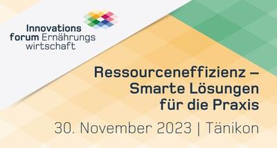 30.11.23: Ressourceneffizienz - Smarte Lösungen für die Praxis!